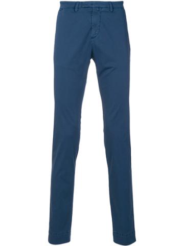 Briglia 1949 Slim Chinos - Blue