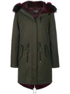 Mackage Parka With Fur Lining - Green