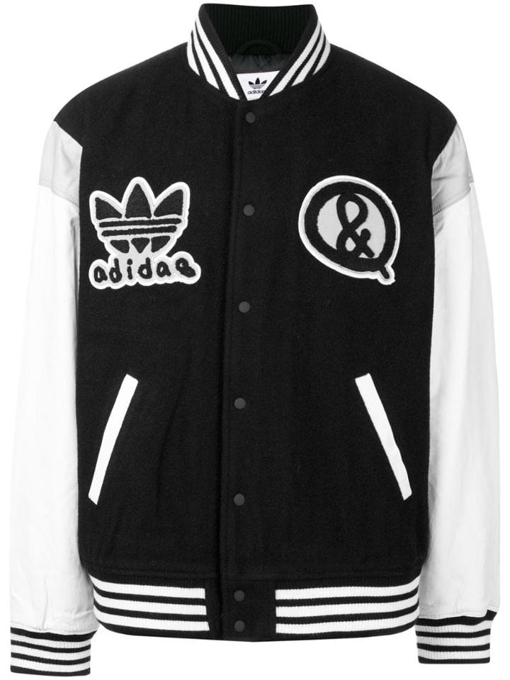 Adidas Two Tone Bomber Jacket - Black