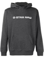 G-star Raw Research Logo Printed Hoodie - Grey