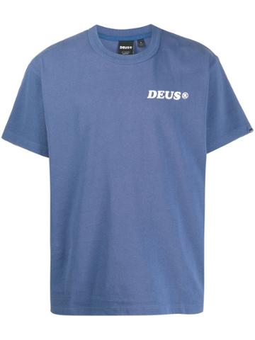 Deus Ex Machina Fruits Of Labour Printed T-shirt - Blue