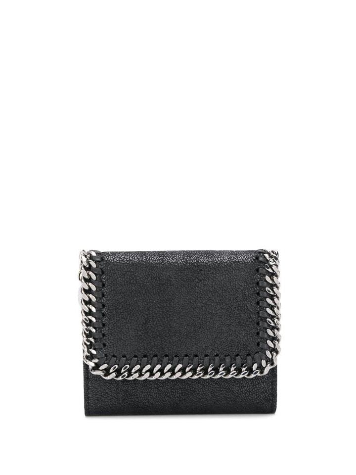 Stella Mccartney Falabella Tri-fold Wallet - Black