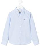 Armani Junior - Logo Shirt - Kids - Cotton - 8 Yrs, Blue