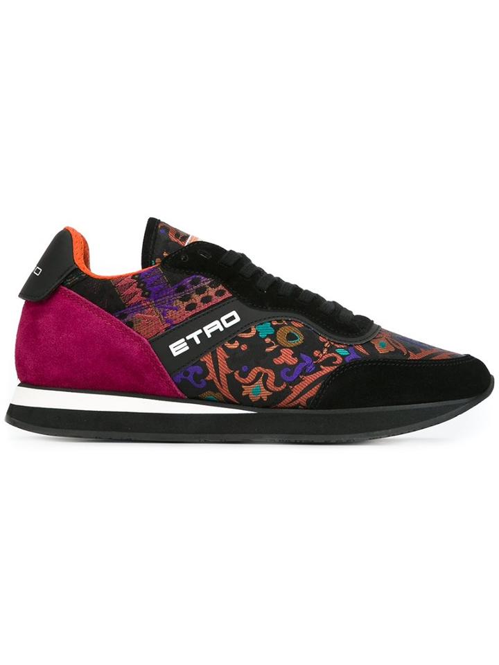 Etro Floral Print Sneakers