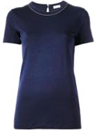 Brunello Cucinelli Contrast Collar Trim T-shirt