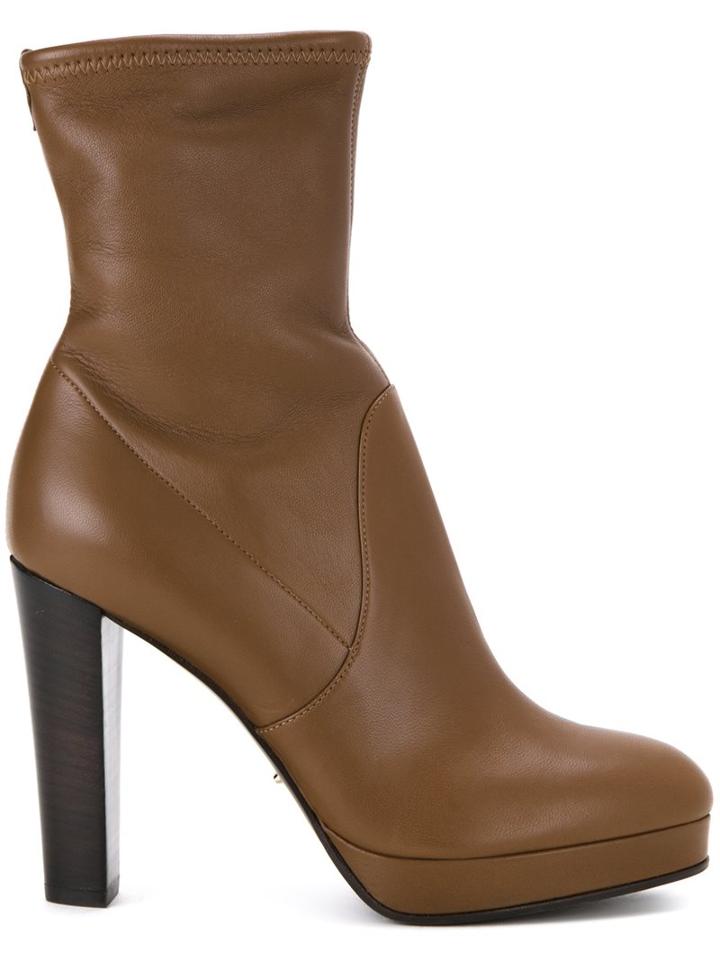 Sergio Rossi Chunky High Heels Boots
