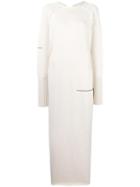 Yohji Yamamoto Longsleeved Knit Dress, Women's, Size: Small, White, Cotton