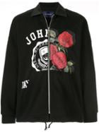 Johnundercover Zip Front Sweatshirt - Black