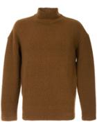 Kazuyuki Kumagai Funnel Neck Jumper - Brown