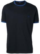 Fay Embroidered Logo T-shirt - Blue