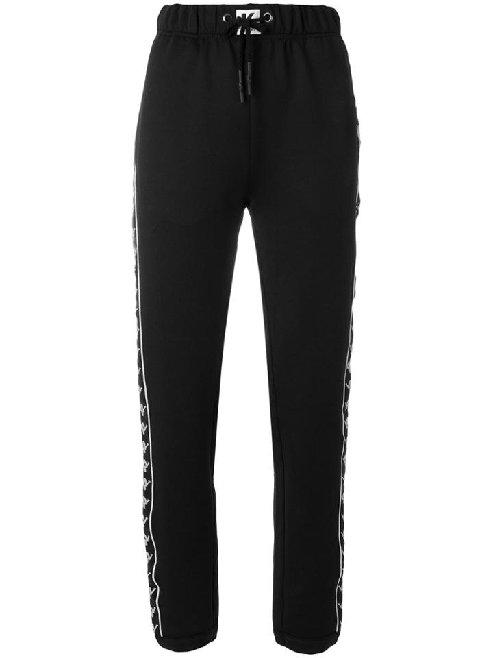 Kappa Side Logo Track Pants - Black