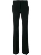 Moschino High Waisted Flared Trousers - Black