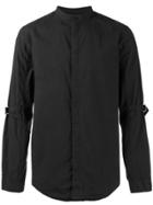 Helmut Lang Collarless Strap Shirt - Black