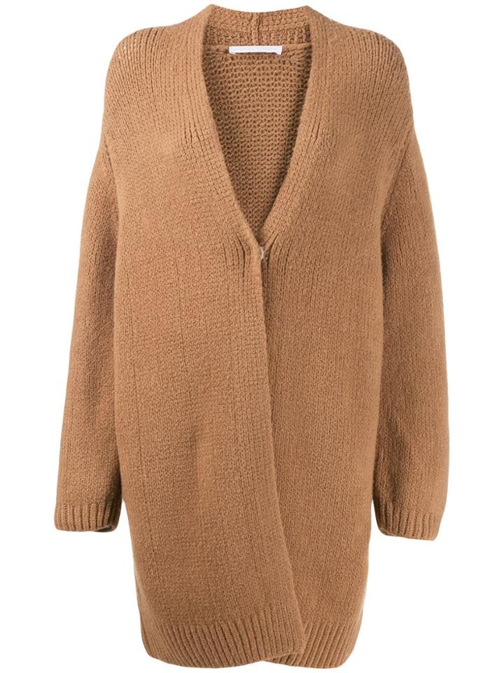 Fabiana Filippi Oversized Draped Cardigan - Brown