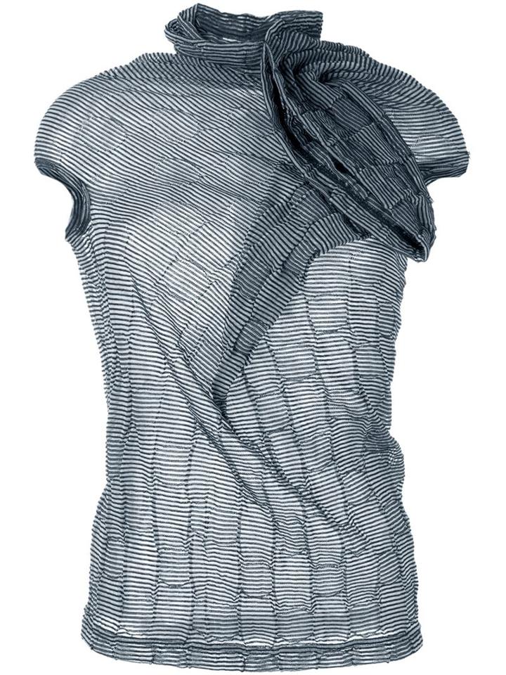 Junya Watanabe Comme Des Garçons Gathered Scarf Detail Top
