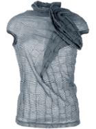 Junya Watanabe Comme Des Garçons Gathered Scarf Detail Top