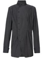Alchemy - Off-centre Fastening Shirt - Men - Cotton/spandex/elastane - S, Grey, Cotton/spandex/elastane