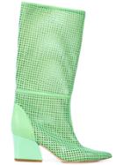 Tibi Luca Heeled Boots - Green
