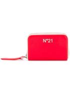 No21 Zip Around Card Holder - Red