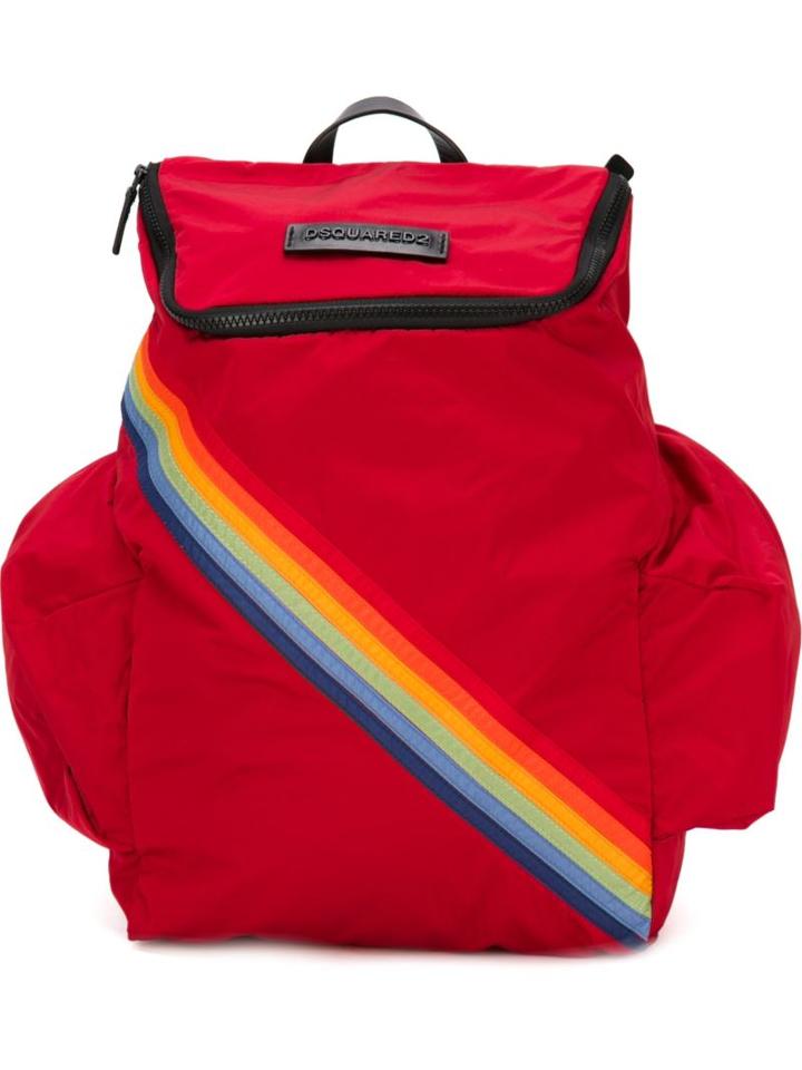 Dsquared2 Hiro Backpack, Red, Nylon