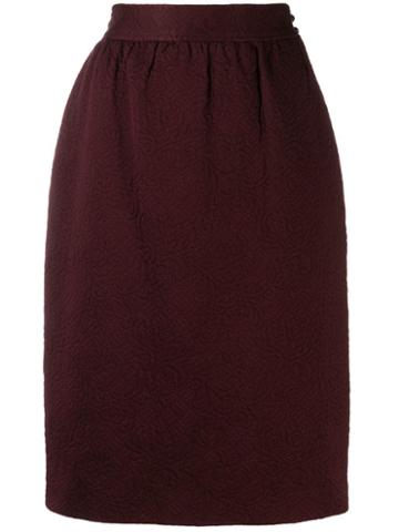 Emanuel Ungaro Pre-owned '1980s Pencil Skirt - Red