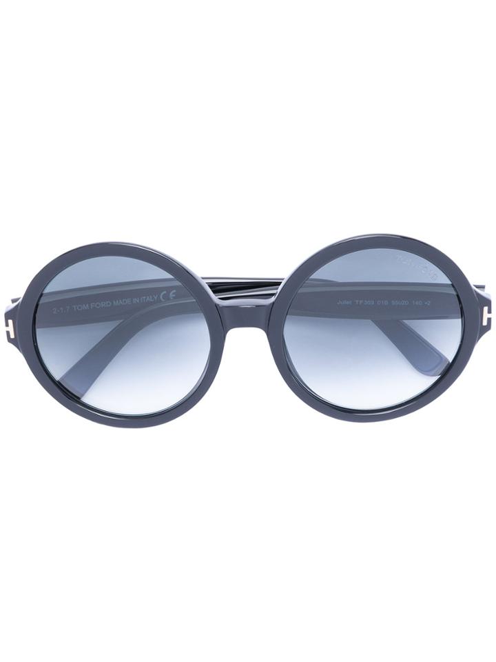 Tom Ford Eyewear Round-frame Sunglasses - Black