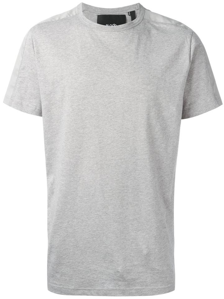 Blood Brother - Badge T-shirt - Men - Cotton - Xxl, Grey, Cotton