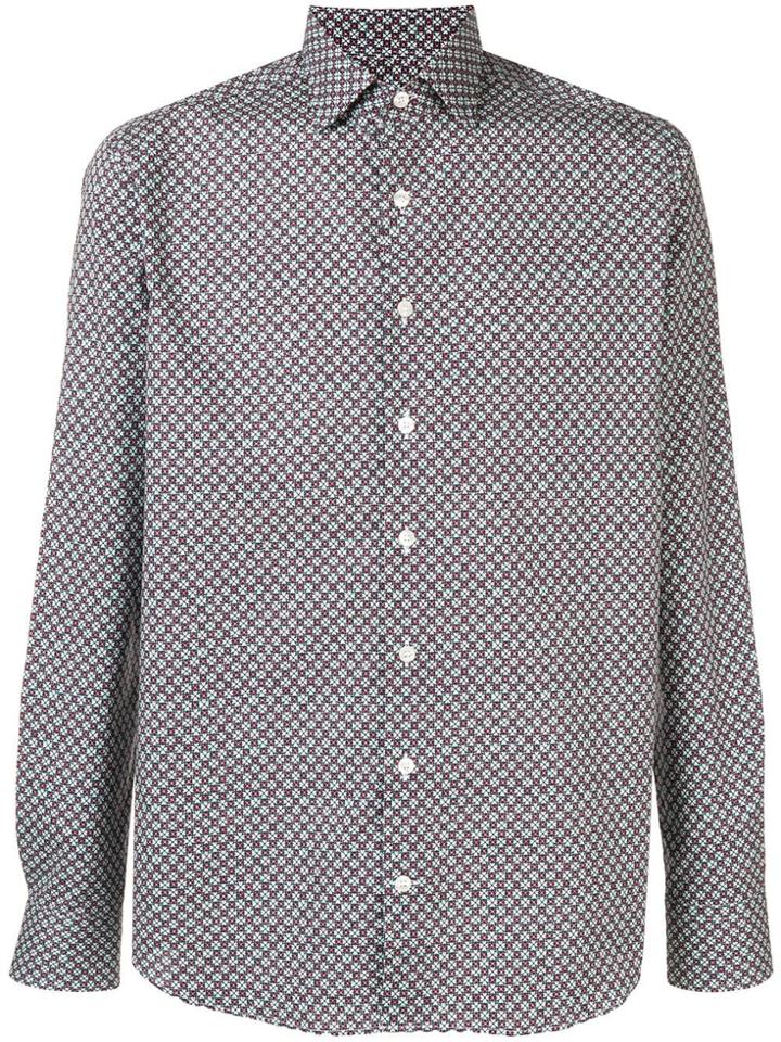 Etro Micro Printing Shirt - Green