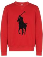 Polo Ralph Lauren Logo Appliqué Sweatshirt - Red