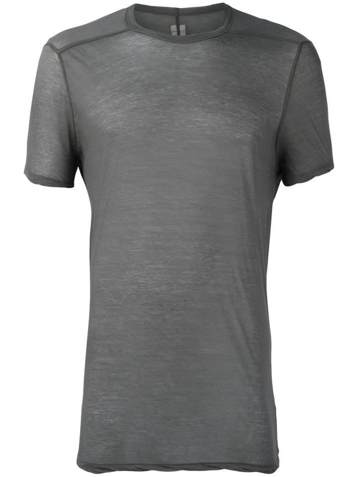 Rick Owens Round Neck T-shirt, Men's, Size: Medium, Cotton