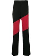 Calvin Klein 205w39nyc Diagonal Stripe Tailored Trousers - Black
