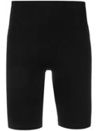 Paco Rabanne Contrast Logo Shorts - Black