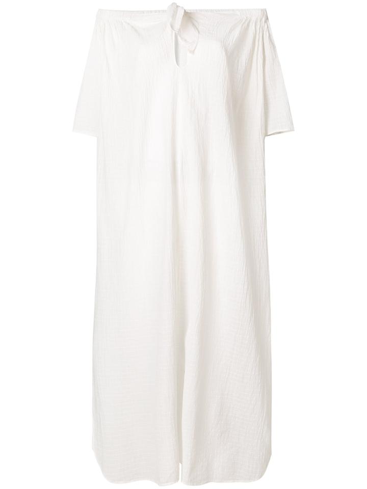 Mara Hoffman Off-shoulder Beach Dress - White