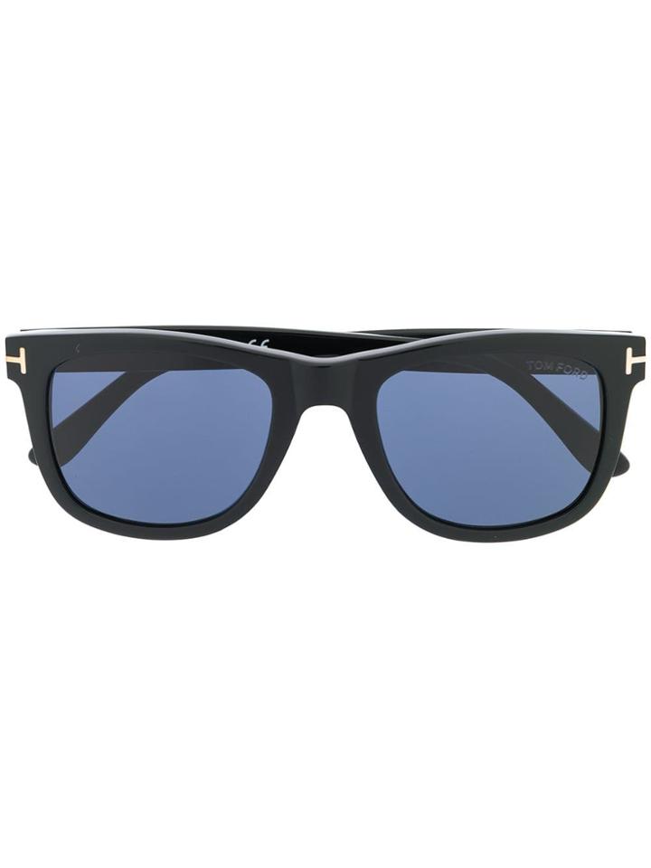 Tom Ford Eyewear Logo Square Frame Sunglasses - Black