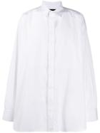 Ann Demeulemeester Grise Oversize Buttoned Shirt - White