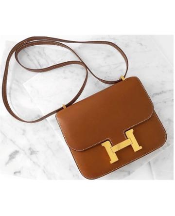 Fashion Concierge Vip Hermès Constance 18cm Gold Barenia Gmh Stamp C -