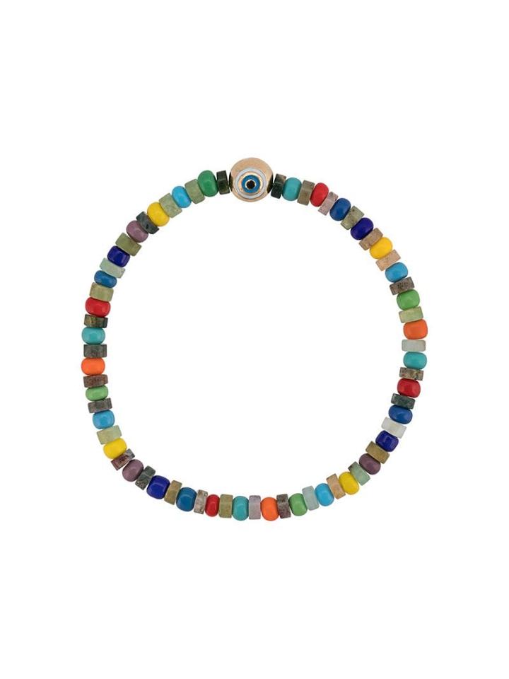 Luis Morais Evil Eye Beaded Bracelet - Multicolour