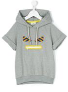 Fendi Kids Monster Hooded Sweatshirt, Toddler Boy's, Size: 4 Yrs, Grey