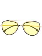 Versace Eyewear Aviator Sunglasses - Gold
