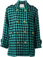 Moschino Vintage Houndstooth Coat