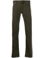 Jacob Cohen Straight-leg Textured Trousers - Brown