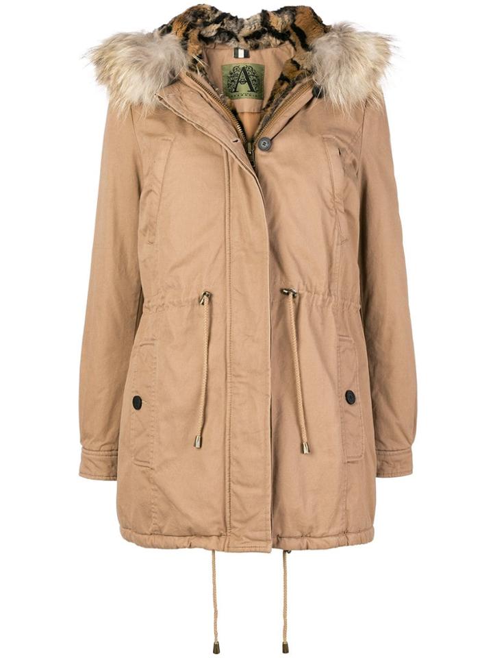 Alessandra Chamonix Zipped Up Parka - Brown