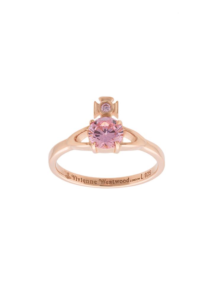 Vivienne Westwood Reina Petite Ring - Pink & Purple