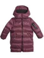 Burberry Kids Teen Detachable Hood Down-filled Puffer Coat - Pink