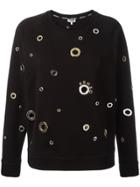 Kenzo Eyelet Embellished Sweatshirt - Black
