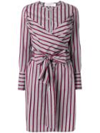 Victoria Victoria Beckham Belted Shirt Dress - Multicolour