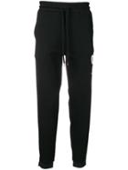 Cp Company Contrast Logo Print Track Pants - Black