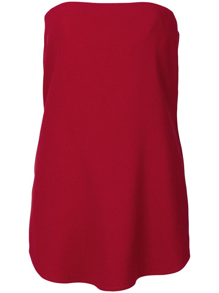 Theory - Bandeau Top - Women - Nylon/polyester/polyurethane/viscose - 2, Red, Nylon/polyester/polyurethane/viscose