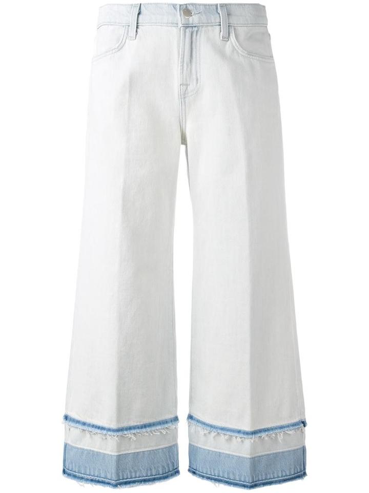 J Brand Liza Mid-rise Culotte Jeans, Women's, Size: 28, Blue, Cotton