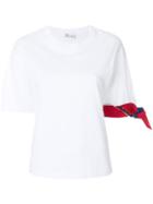 Red Valentino Bandana Sleeve T-shirt - White